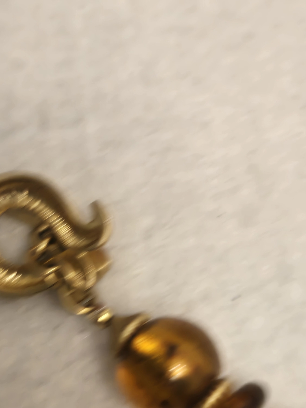 Givenchy Amber Glass Bead Necklace - Classic Women Jewelry - Picture 12 of 14